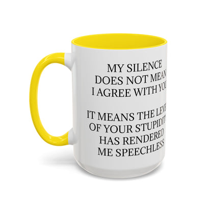 Speechless 2-Tone Coffee Mug