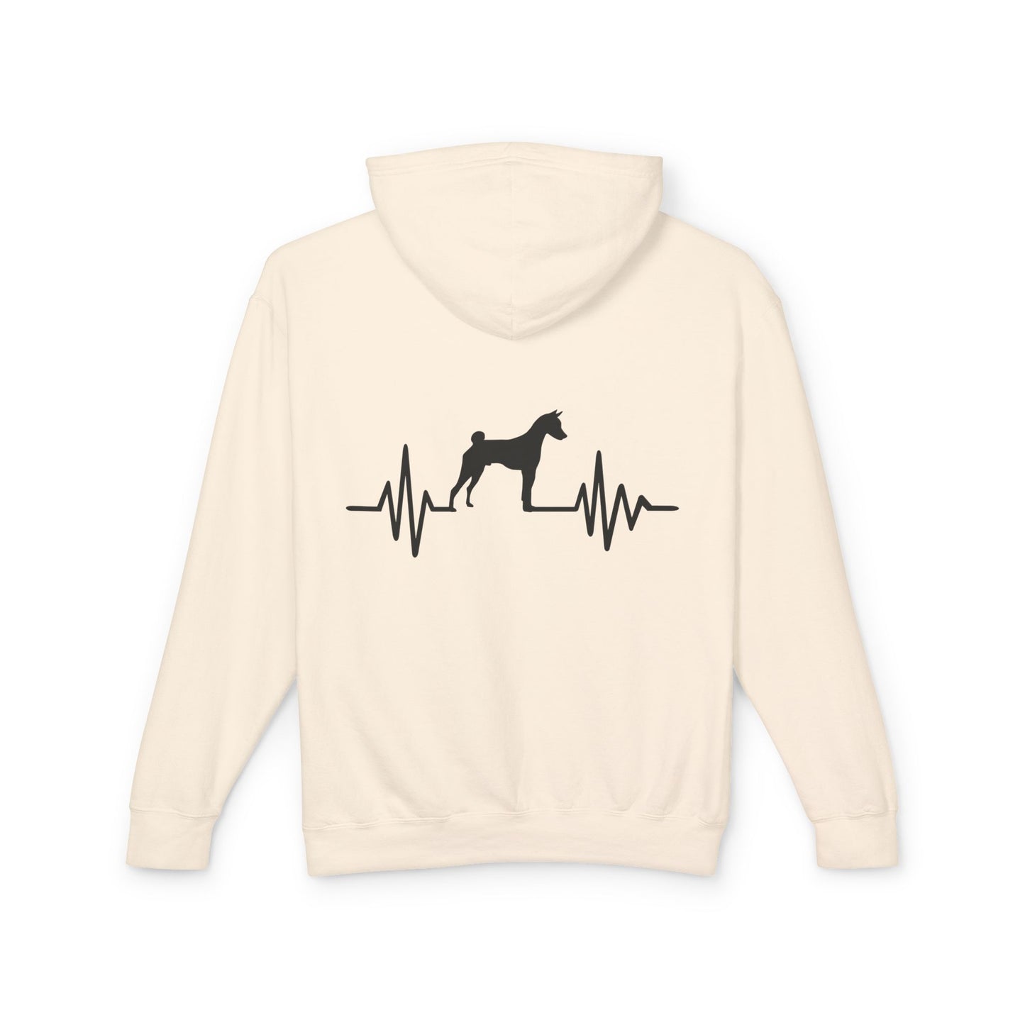 My Heart Beats For Basenjis Unisex Lightweight Hoodie