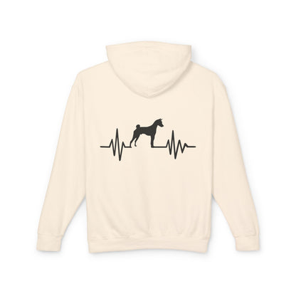 My Heart Beats For Basenjis Unisex Lightweight Hoodie
