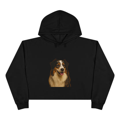Aussie Head Women's Crop Hoodie