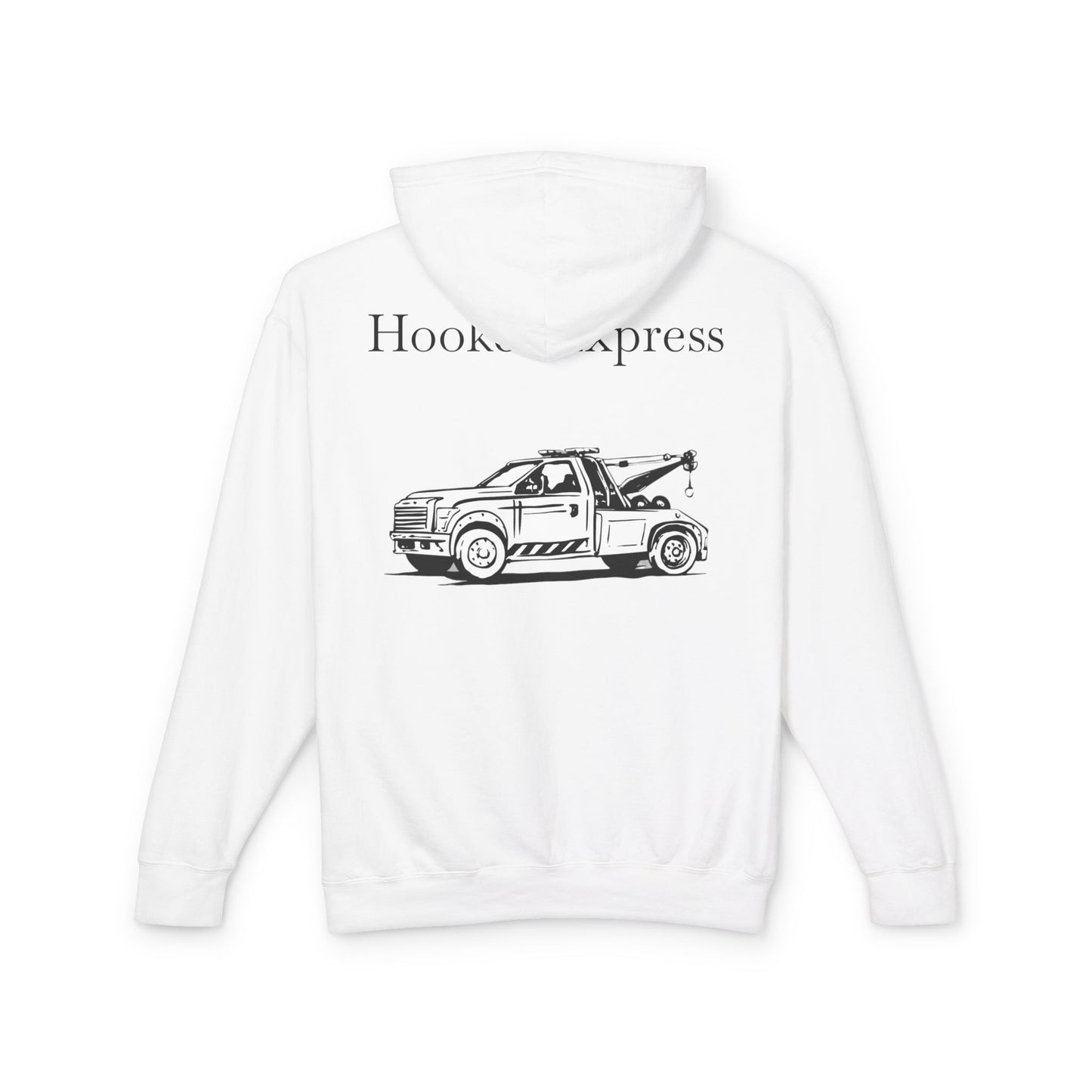 H**ker Express Wheel Lift Tow Truck Unisex Lightweight Hoodie