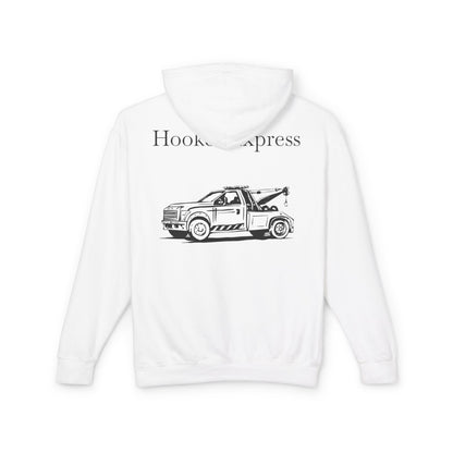 H**ker Express Wheel Lift Tow Truck Unisex Lightweight Hoodie