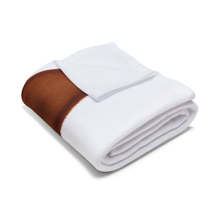 Basenji Head Arctic Fleece Blanket