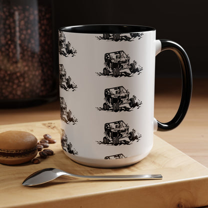 Slingin' Mud Side By Side 2-Tone Coffee Mug
