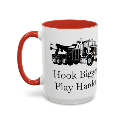 Hook Bigger 2-Tone Coffee Mug