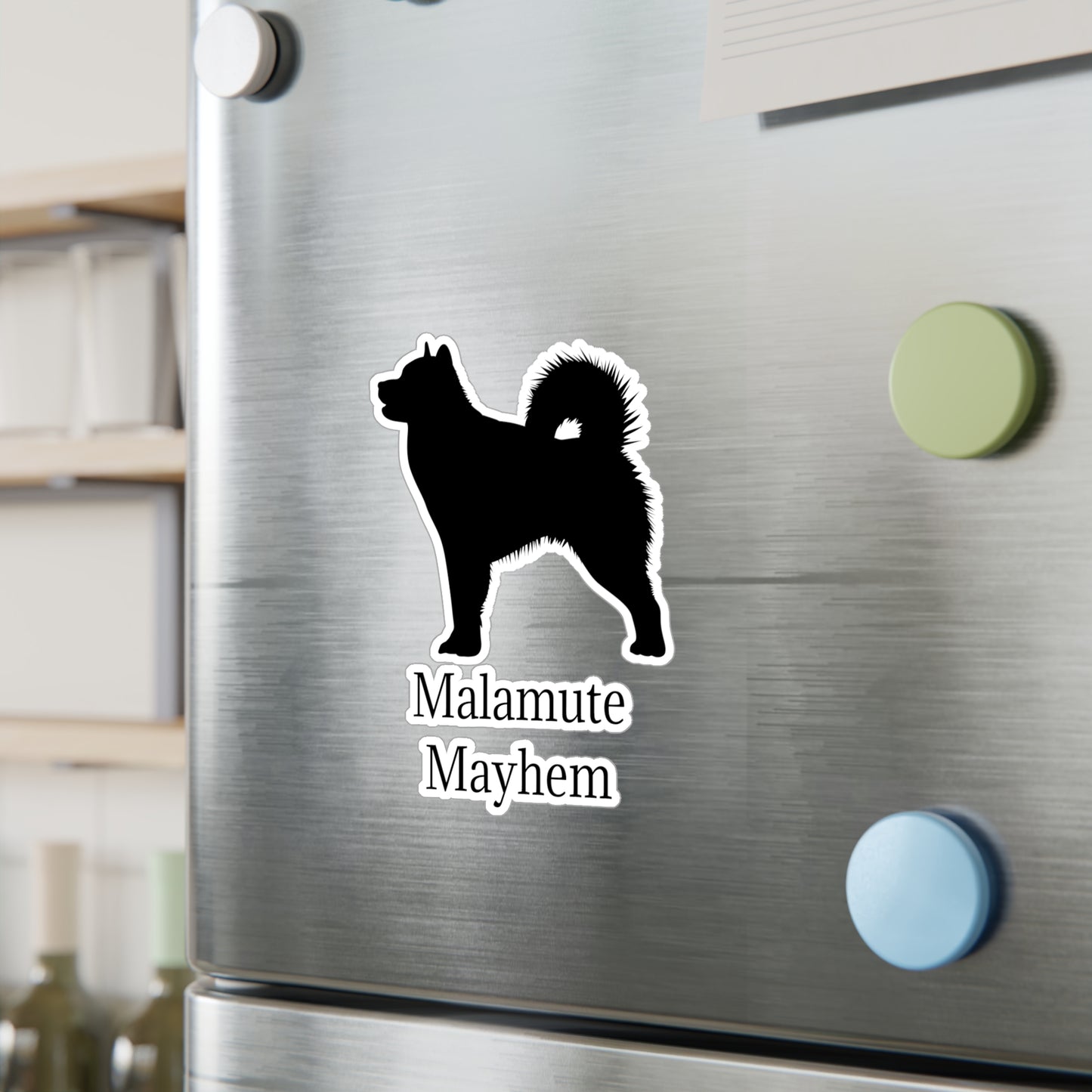 Malamute Mayhem Vinyl Decal