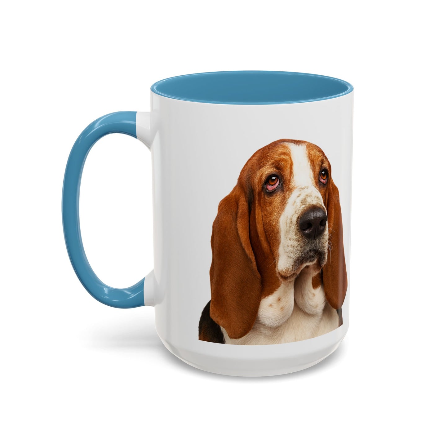 Basset Head 2-Tone Coffee Mug