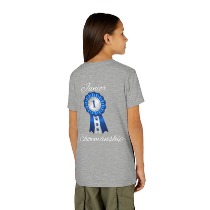 Junior Showmanship Youth Unisex Short Sleeve Crewneck Tee