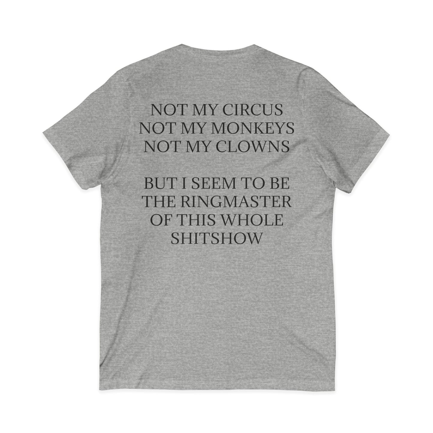Ringmaster Unisex Short Sleeve V-Neck Tee