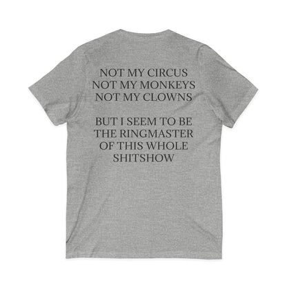 Ringmaster Unisex Short Sleeve V-Neck Tee