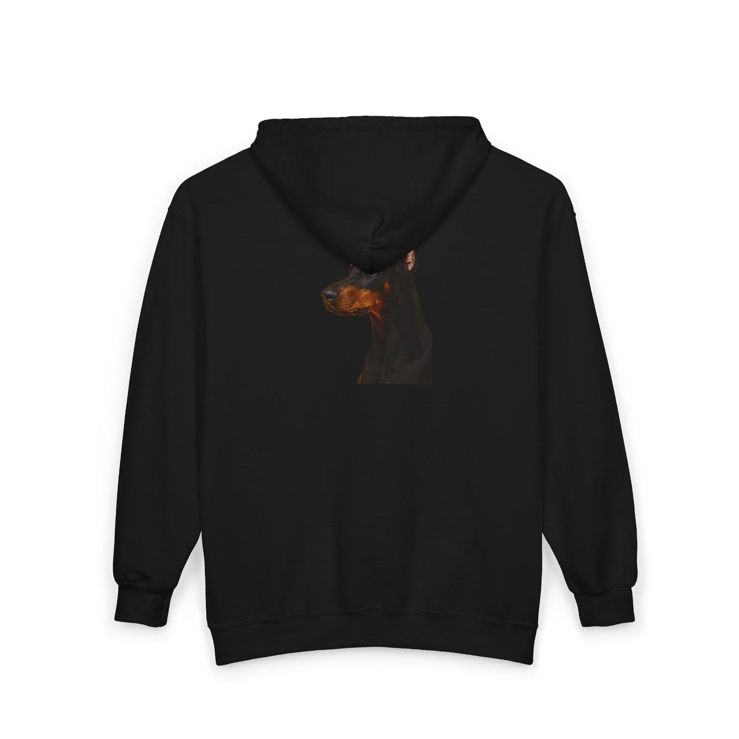 Doberman Head Unisex Full Zip Hoodie