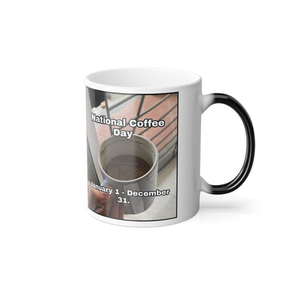 National Coffee Day Color Changing Mug