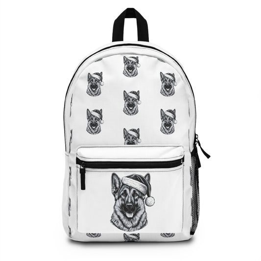 Santa Paws German Shepherd Backpack
