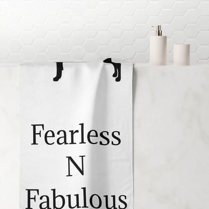 Fearless N Fabulous Mink-Cotton  Beach Towel