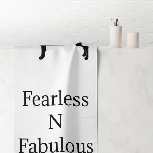 Fearless N Fabulous Mink-Cotton  Beach Towel