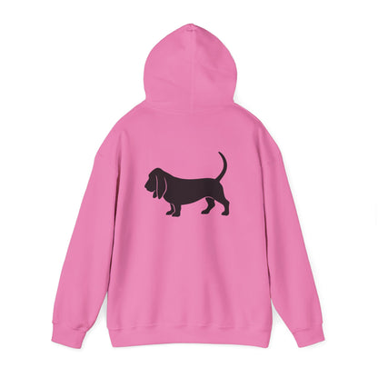 Basset Hound Silhouette Unisex Hoodie