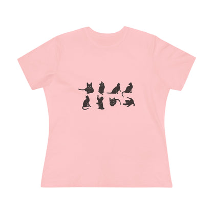 Cats Women's Short Sleeve Crewneck Tee