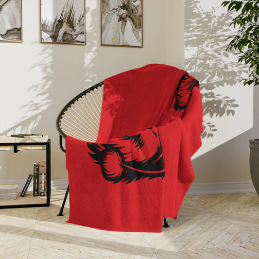 Santa Paws Samoyed Velveteen Microfiber Blanket