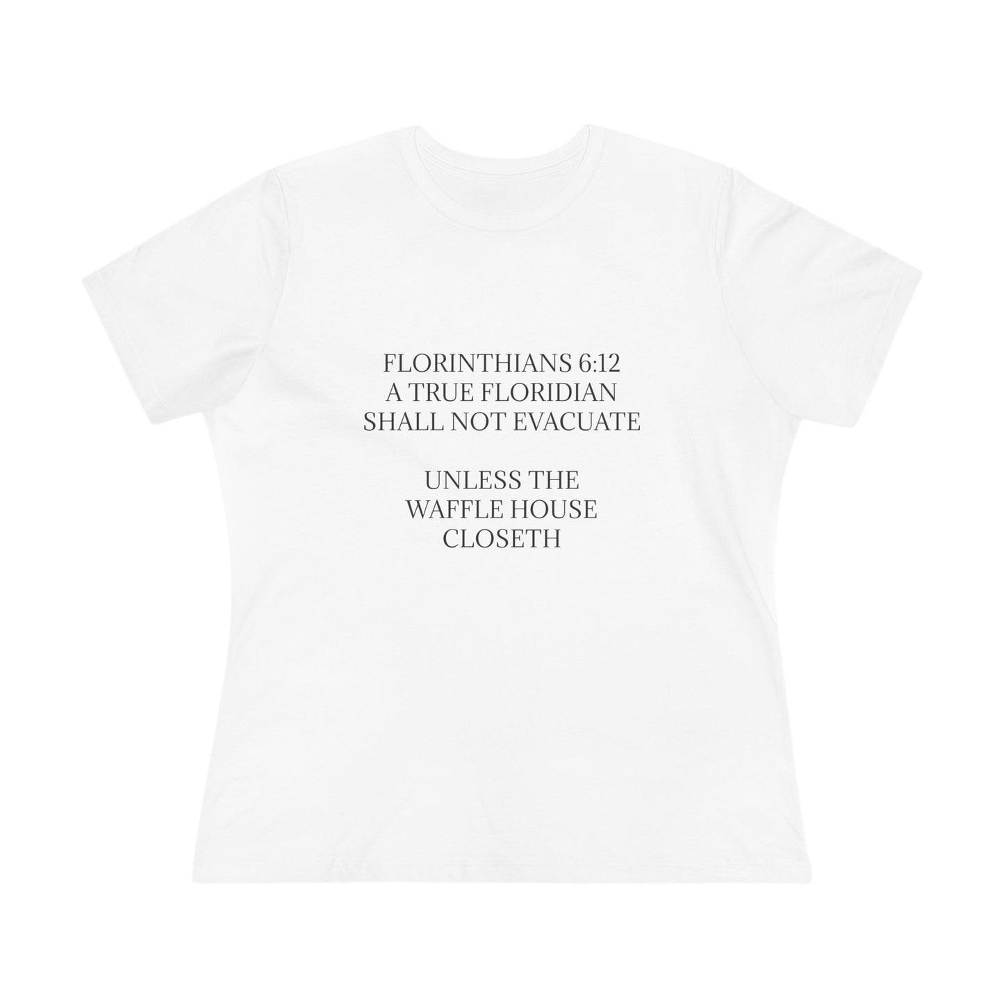 Florinthians 6:12 Women's Short Sleeve Crewneck Tee