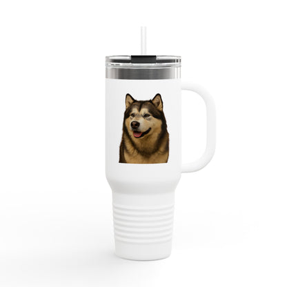 Malamute Head Insulated Travel Mug