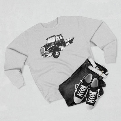 Flatbed Tow Truck Unisex Crewneck Sweatshirt