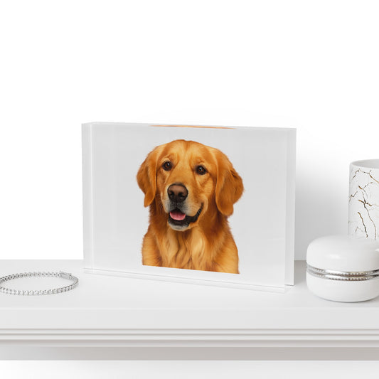 Golden Head Acrylic Photo Block