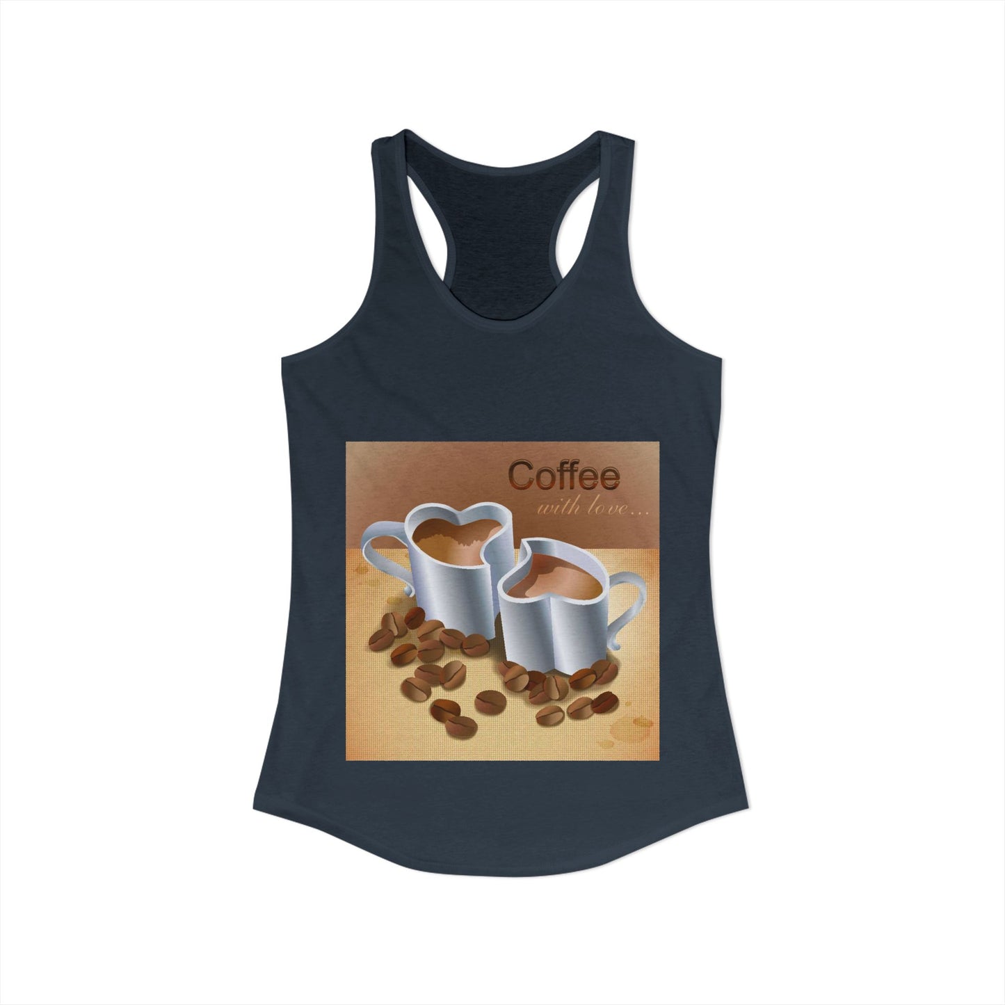 Coffee With Love Women's Racerback Tank