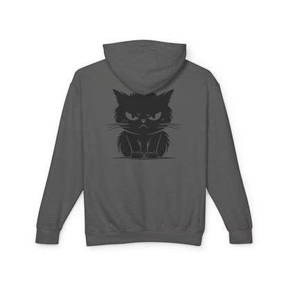 Angry Cat Unisex Lightweight Hoodie