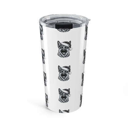 Santa Paws German Shepherd Tumbler