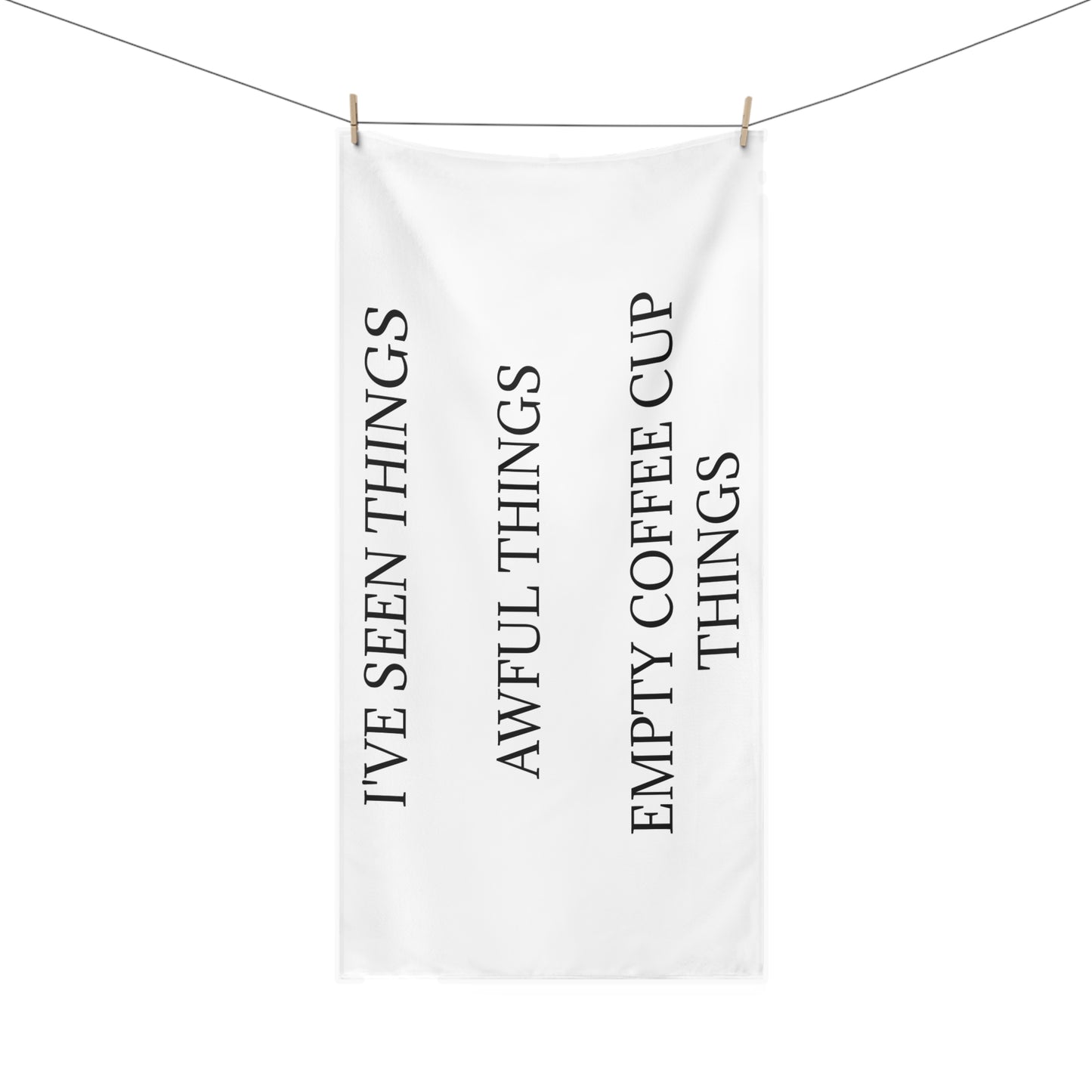 I've Seen Things Mink-Cotton  Beach Towel
