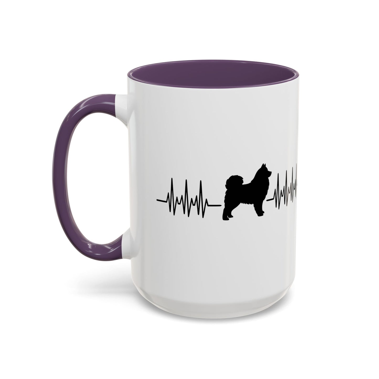 My Heart Beats For Samoyeds 2-Tone Coffee Mug