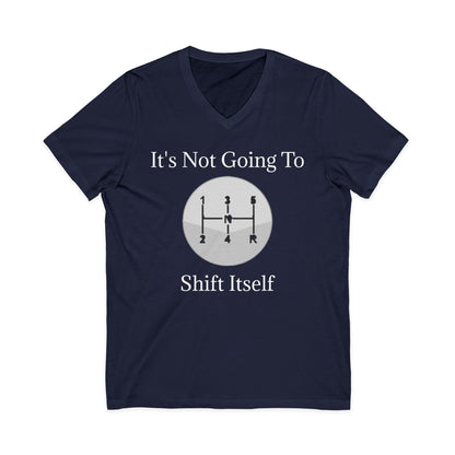 Shift Itself Unisex Short Sleeve V-Neck Tee