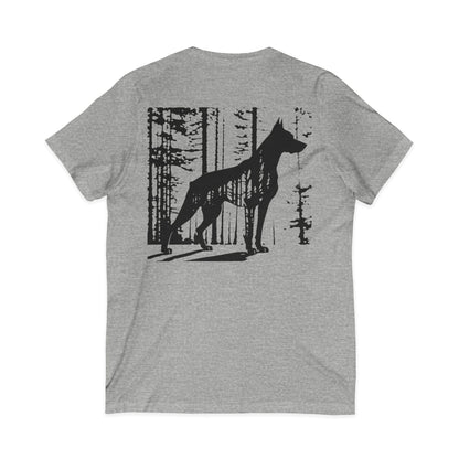 Guardian Of The Forest Unisex Short Sleeve V-Neck Tee