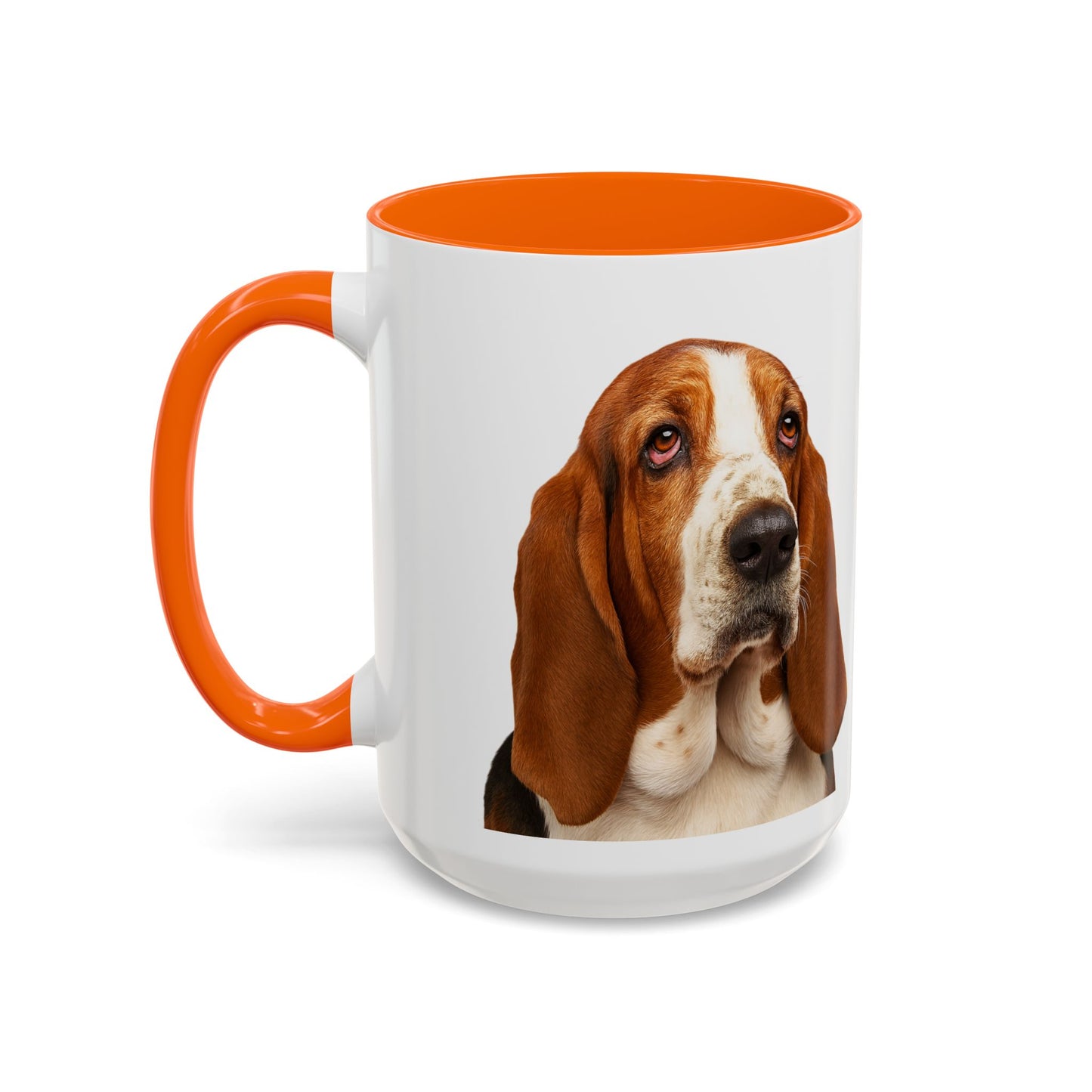 Basset Head 2-Tone Coffee Mug