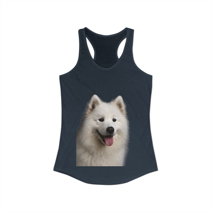 Samoyed Head Women's Racerback Tank