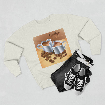 Coffee With Love Unisex Crewneck Sweatshirt