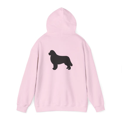 Newfie Silhouette Unisex Hoodie