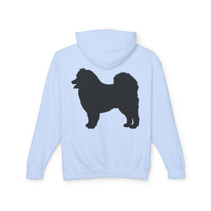 Samoyed Silhouette Unisex Lightweight Hoodie