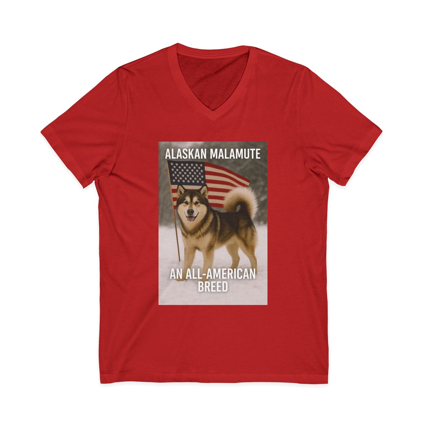 All-American Breed Unisex Short Sleeve V-Neck Tee