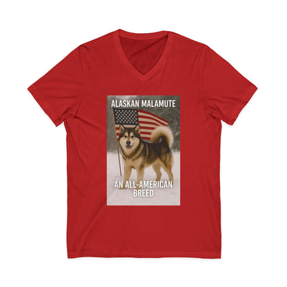 All-American Breed Unisex Short Sleeve V-Neck Tee