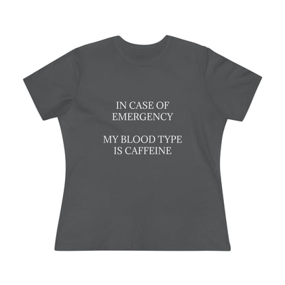 Blood Type Women's Short Sleeve Crewneck Tee