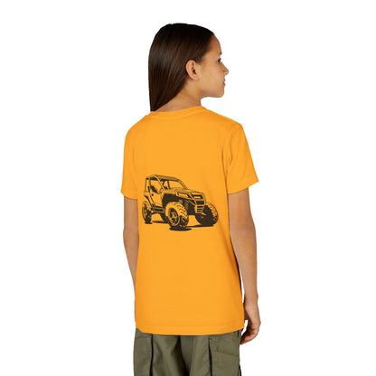 Off The Beaten Path Side By Side Youth Unisex Short Sleeve Crewneck Tee