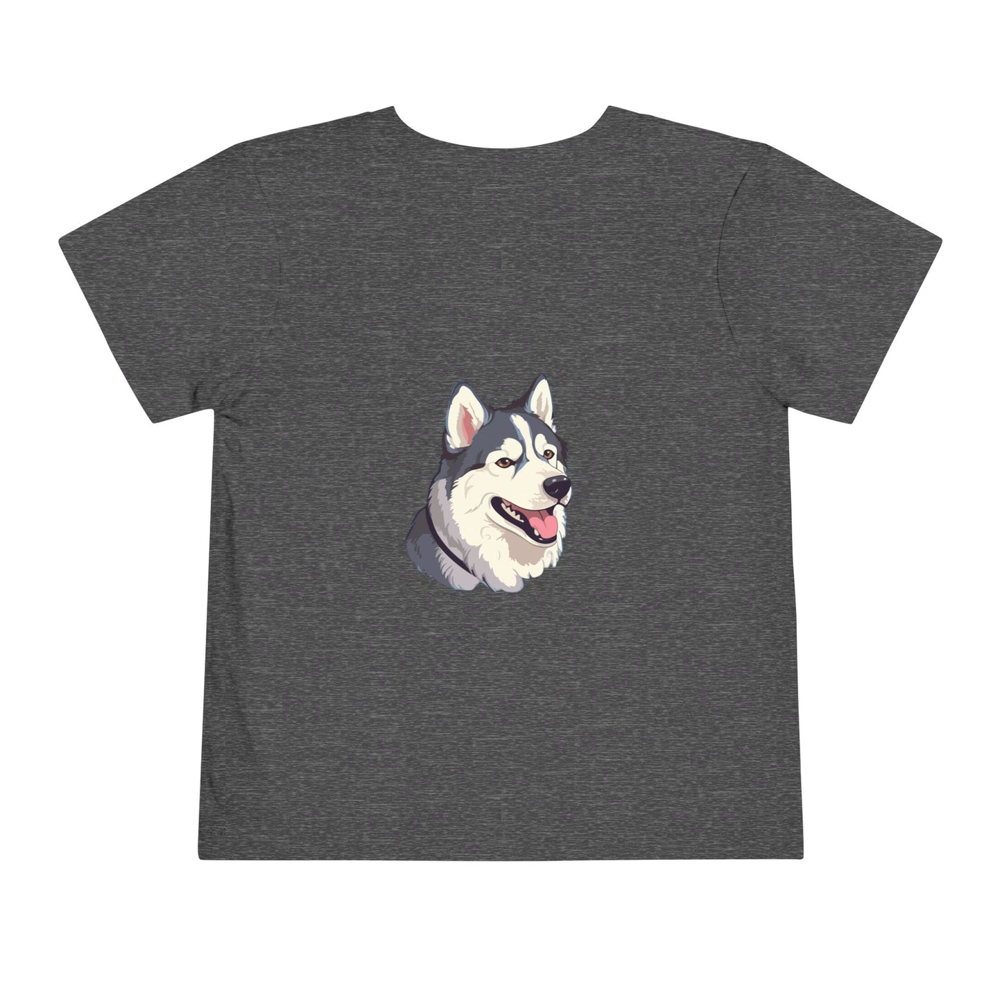 Malamute Head Toddler Unisex Short Sleeve Crewneck Tee