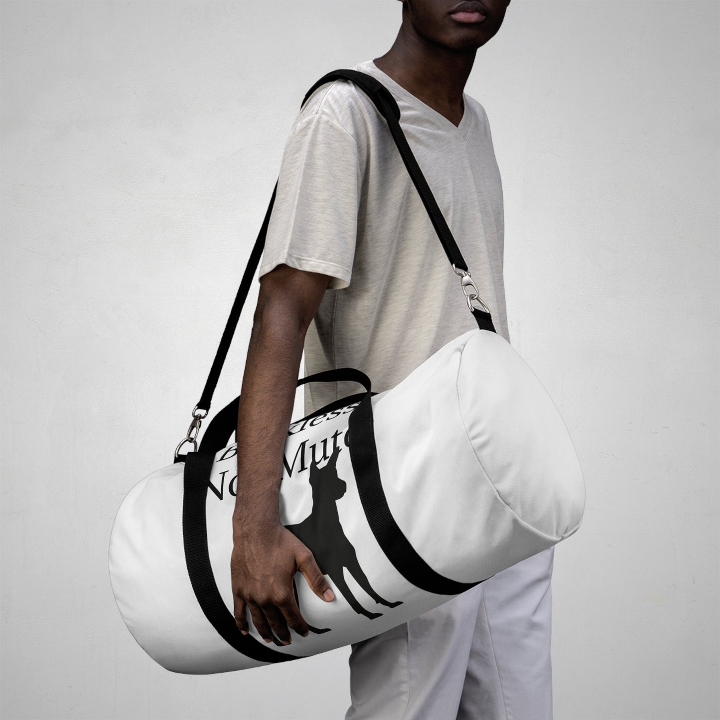 Barkless Not Mute Duffel Bag