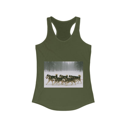 Mush On Women's Racerback Tank