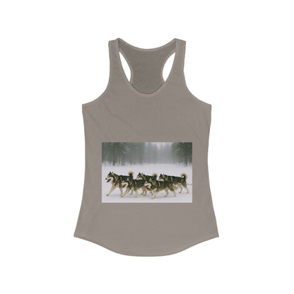 Mush On Women's Racerback Tank