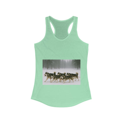 Mush On Women's Racerback Tank