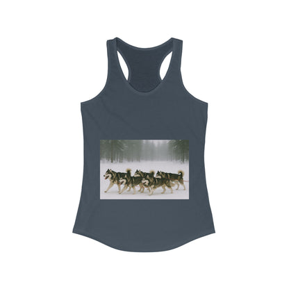 Mush On Women's Racerback Tank
