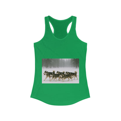 Mush On Women's Racerback Tank
