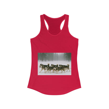 Mush On Women's Racerback Tank